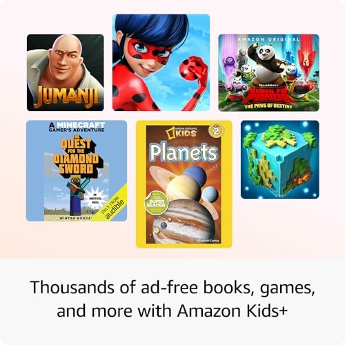 Collage of kids' books and games including Jumanji, Minecraft, and Planets