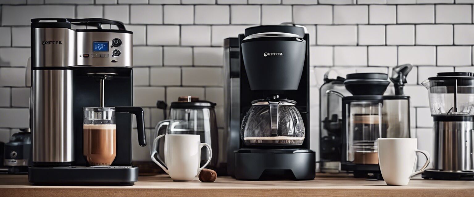 Different types of coffee makers