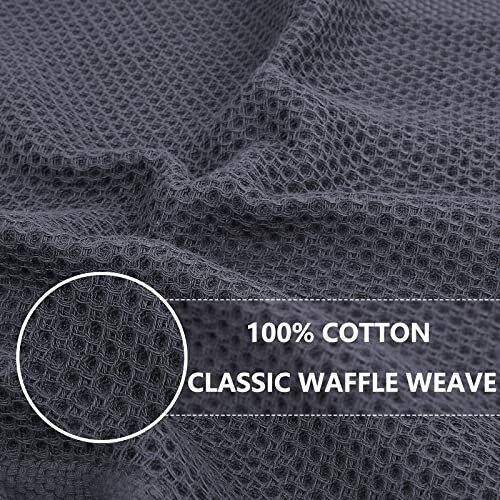 Homaxy Cotton Waffle Weave Kitchen Dish Cloths