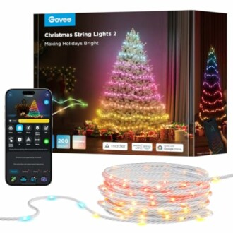 Govee Christmas string lights with app control and smart home compatibility.