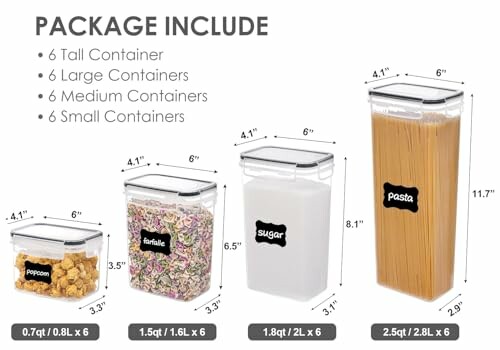 Vtopmart Airtight Food Storage Containers